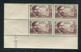 Coin Daté Du N°437 Claude Debussy - Chômeurs - Neufs ** - Réf M 62 - 1930-1939
