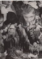 Photographie - Noël - Crèche De Noël - Enfants - Santons - 1949 - Fotografie