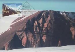 Australian Antarctic Territory  2013 Mountains,Mawson Escarpment,maximum Card - Cartes-maximum