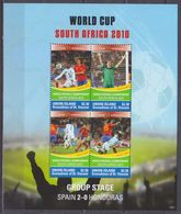 2011	St Vincent Grenadines Union Island	534-537KL	2010 FIFA World Cup In South Africa	7,50 € - 2010 – South Africa