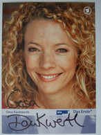 Autogrammkarte: "Gesa Dankwerth" - WDR-handsigniert - Autografi