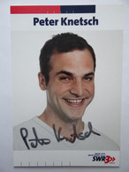 Autogrammkarte: "Peter Knetsch"- Südwestrundfunk 3, Baden-Baden -handsigniert - Autografi