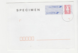 Entier Enveloppe SPECIMEN , Entier Enveloppe Spécimen . Briat PF - Standaardomslagen En TSC (Voor 1995)