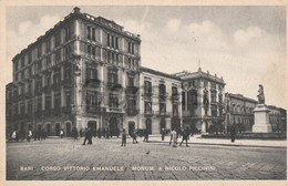 Italy - Bari - Corso Vittorio Emanuele - Monumento A Nicolo Puccinini - Bari