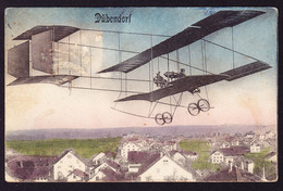 1910 AK Flugzeug über Dübendorf Ungelaufen, Fleckig Und Kratzspuren. (André Auf Farman?) - ZH Zürich