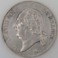 France, Louis XVIII, 5 Francs 1816 B, TTB, KM# 711.2 - 5 Francs