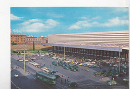 ROMA, ROME, Gare Termini, Tramway, Taxis, Ed. Plurigraf Terni, 1980 Environ - Stazione Termini