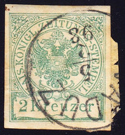 1896 Vorläufer, 2 Kreuzer Stempel Vaduz Auf österreichischer Zeitungsstempel Marke. Auf Papierstücklein - ...-1912 Préphilatélie