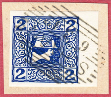 1908 Vorläufer, 2 Heller Stempel Schaan Auf österreichischer Zeitungsmarke. Kat Nr. MI 157. Auf Briefstücklein - ...-1912 Préphilatélie