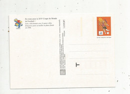 Entier Postal , Sports , En Route Pour La XVI E Coupe Du Monde De FOOTBALL , LENS ,  2 Scans - 1998 – Frankreich