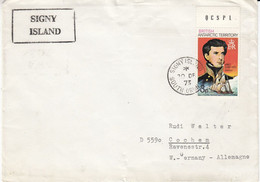 British Antarctic Territory (BAT) 1973 Signy Island Cover Ca Signy Isand 20 DE 73 (52224) - Brieven En Documenten