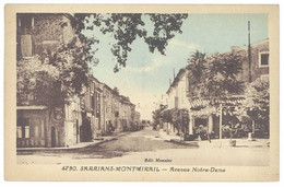 Cpa Sarrians Montmirail - Avenue Notre Dame - Sarrians