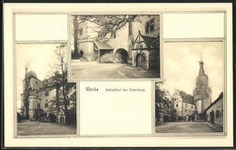AK Weida, Schlosshof Der Osterburg - Weida