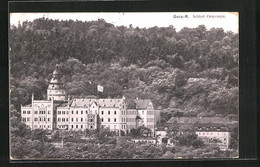 AK Gera-R., Schloss Osterstein Aus Der Vogelschau - Gera
