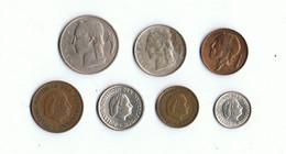 LOT 3 PIECES BELGIQUE 1963-1970-1953 + 10 PIECES PAYS BAS 1975-1960-1950-1963 -1976-1977-1985-1997-1994 - Sin Clasificación