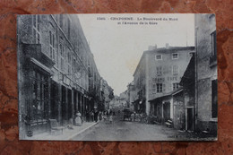 CRAPONNE (43) - LE BOULEVARD DU NORD ET L'AVENUE DE LA GARE - Craponne Sur Arzon