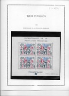 T.A.A.F. Blocs Feuillets - Collection Vendue Page Par Page - Timbres Neufs ** Sans Charnière - TB - Blocchi & Foglietti