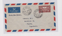 IRELAND 1949 Nice FDC Cover To Yugoslavia - Storia Postale