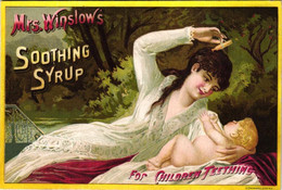 3 Cards Avory Polish For The Teeth Mrs. Winslow's Soothing Syrup  Calendar 1887  Trix Breath Perfume Tand Hygiëne - Ohne Zuordnung