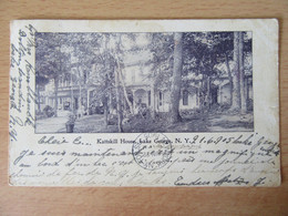 Etats-Unis - Kattskill House, Lake George, New-York - Carte Circulée Vers Peïra Cava En France En 1905 - Lake George