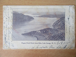 Etats-Unis - Lake George - Rogers Rock Hotel - Carte Circulée Vers Peïra Cava En Franc Een 1905 - Lake George