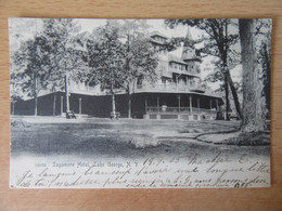 Etats-Unis - Lake George - Sagamore Hotel - Carte Circulée Vers Peïra Cava (France) En 1905 - Lake George