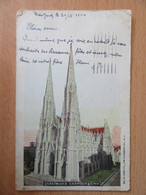 Etats-Unis - New-York - ST Patrick's Cathedral - Carte Circulée Vers Nice En 1904 - Kirchen