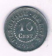 10 CENTIMES  1916   BELGIE /4527/ - 04. 10 Centesimi