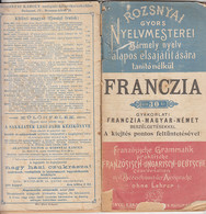 8587FM- FRENCH- HUNGARIAN- GERMAN PRACTICAL CONVERSATION GUIDE, DICTIONARIES, ABOUT 1912, HUNGARY - Dictionnaires