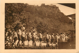 SALINS LES BAINS LE RAYON DE SOLEIL MAISON D'ENFANTS COUR DES GRANDS ET COTE DE BELIN - Autres & Non Classés