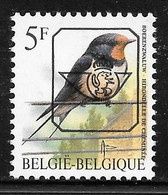 BELGIUM - COB PREO827 ** - Hirondelle De Cheminée - Golondrinas