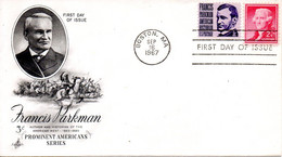 USA. N°818 De 1967 Sur Enveloppe 1er Jour. Historien Parkman. - Indiens D'Amérique