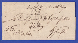 Bayern Dienstbrief Von Allersberg Nach Hohenfels Bei Parsberg 1836 - Bayern (Baviera)