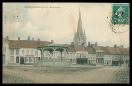 STEENVOORDE - STEENWOORDE - Le Kiosque - Edit. ROOS - 1908 - Colorisée - Steenvoorde