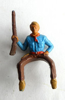 FIGURINE STARLUX 1963 COW BOYS CAVALIER FUSIL A LA MAIN Sans Cheval 4417 - Starlux