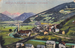 Selztal Mit Gross Pyhrgass Und Scheiblingstein , Bahnhof Railway Train Station 1918 - Selzthal