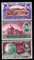 EGYPT / 1950 / KING FAROUK / KING FUAD / KHEDIVE ISMAIL PASHA / MNH / VF . - Ongebruikt