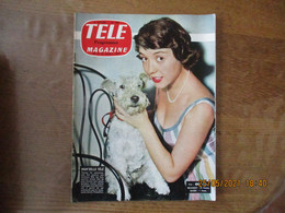 TELE  MAGAZINE  PROGRAMME DU 20 AU 26 OCTOBRE 1957 MAM'ZELLE TELE,FRANCOIS CHATEL,JACQUELINE CAURAT,WALT DISNEY.... - Television