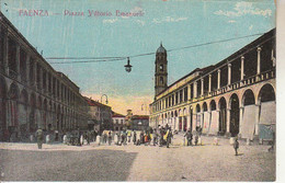 ITALIA - FAENZA - Piazza V. Emanuele, Animata, Primi 900 - 03-2021-24 - Faenza