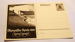 GERMANIA 1936, GIOCHI OLIMPICI BERLINO, INTERI POSTALI MNH** - Ete 1936: Berlin