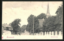 AK Bramstedt, Blick Von Der Bäckerbrücke Zum Kirchturm - Bad Bramstedt