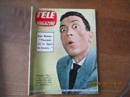 TELE MAGAZINE PROGRAMME DU 16  AU 22 NOVEMBRE 1958 PHILIPPE CLAY,ROGER RIVIERE,JEAN NOHAIN,CHARLES DUBIN,11 NOVEMBRE... - Televisión