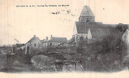 Cpa 78] Yvelines > Beynes Les Ruines Du Château Envoyée à Gatine Mantes La Ville - Beynes