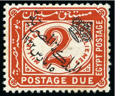 Egypt » Postage Dues - Unused Stamps