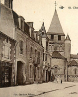 Chauvigny * Débit De Tabac Tabacs , Rue Du Marché Et église Notre Dame * Commerces Magasins - Chauvigny