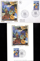 " LES GENS DU VOYAGE " Sur Carte Maximum Et Enveloppe 1er Jour Sur Soie De 1992. N° YT 2784 Parfait état CM FDC - Collections, Lots & Séries