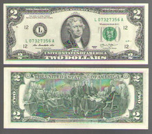 США. 2 ДОЛЛАРА  L  2013 UNC - Biljetten Van De  Federal Reserve (1928-...)