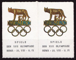 ERINNOPHILIE / ADVERTISING CINDERELLA / VIGNETTE PUBLICITAIRE : JEUX OLYMPIQUES : ROMA 1960 / OLYMPIC GAMES - MNH (ah295 - Sommer 1960: Rom