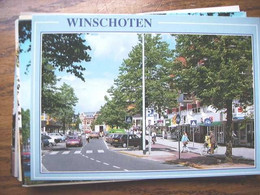 Nederland Holland Pays Bas Winschoten Met Drukke Straat En Groen - Winschoten