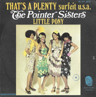 SP 45 RPM (7") The Pointer Sisters  "  That's A Plenty " - Jazz